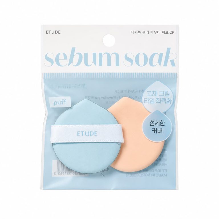 Etude House - Sebum Control Jelly Powder Puff, 2pcs