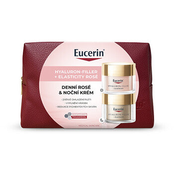 Eucerin - Hyaluron-Filler + Elasticity Rosé Face Care Set - gift set - Feel You