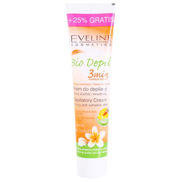 Eveline Cosmetics, Bio Depil, Mango, Smooth, Hair Removal Cream, Sensitive Skin, 125 ml - Feel You
