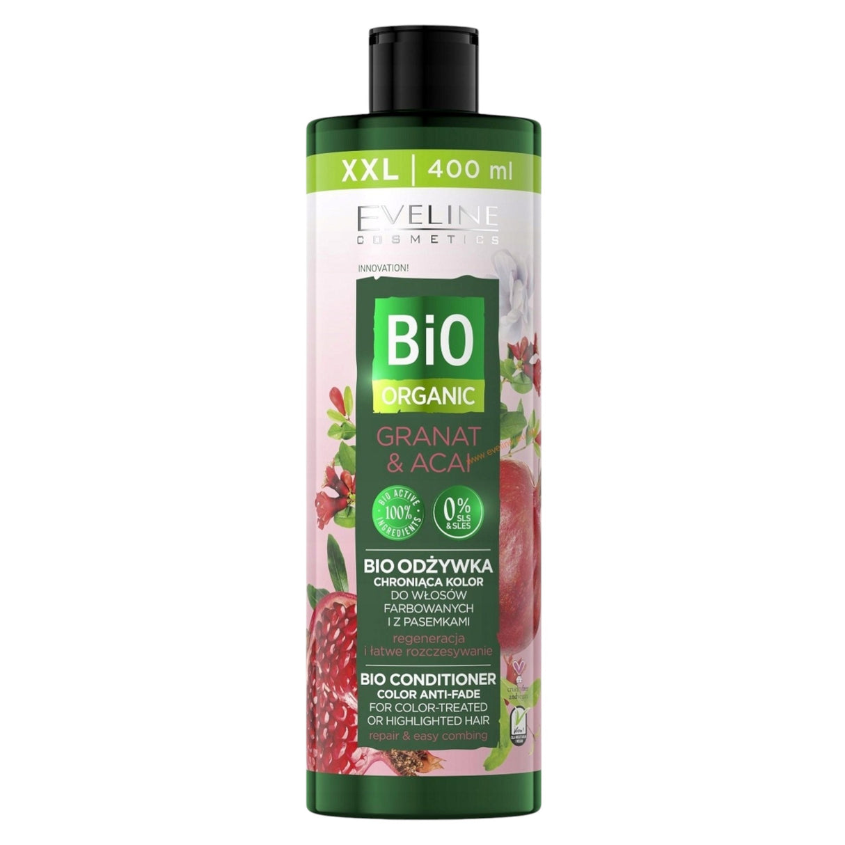 Eveline Cosmetics, Bio Organic, Hair Conditioner, Anti-Fade, 400 ml *Tester - Feel You