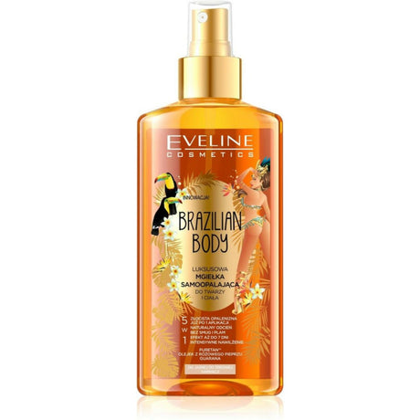 Eveline Cosmetics, Brazilian Body, Walnut extract, Tanning, Self-Tanning Mist, For Face & Body, 150 ml - Feel You