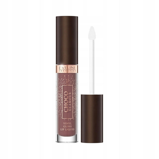 Eveline Cosmetics, Choco Glamour, Lip Gloss, 02, Deep Cherry Chocolate, 4.5 ml - Feel You