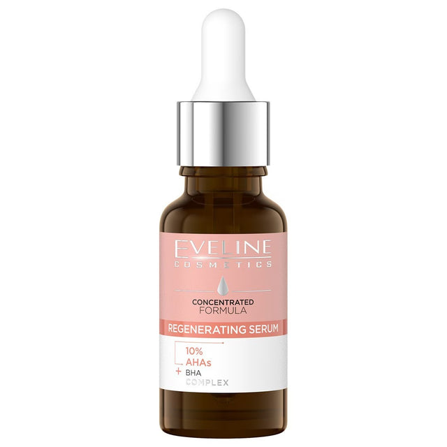 Eveline Cosmetics, Concentrated Formula, AHA/BHA, Regenerating, Serum, For Face, 18 ml *Tester - Feel You