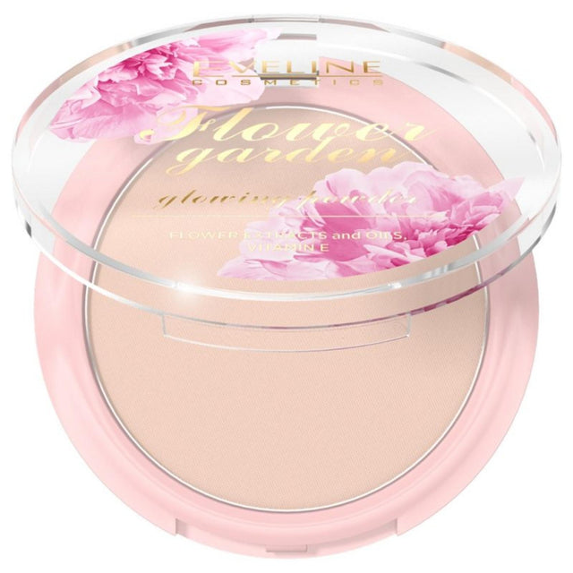 Eveline Cosmetics, Flower Garden, Illuminating, Compact Powder, 8 g - Feel You