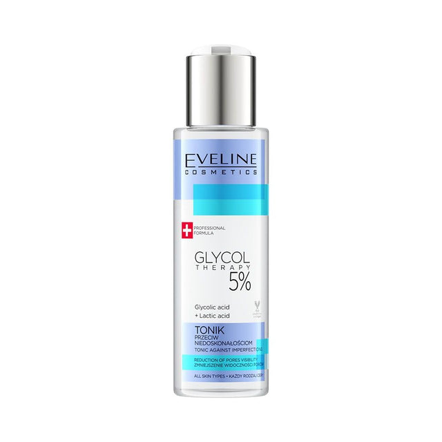 Eveline Cosmetics, Glycol Theraphy, 5% Acide Glycolic, Anti-Imperfections, Tonic Lotion, For Face, 150 ml *Tester - Feel You