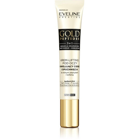 Eveline Cosmetics, Gold Peptides, Peptide, Anti-Dark Circles, At Night, Eye Cream, 20 ml - Feel You