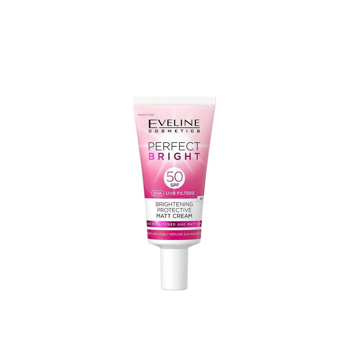 Eveline Cosmetics, Perfect Bright, Brightening, Day, Cream, For Face, SPF 50, 30 ml - Feel You