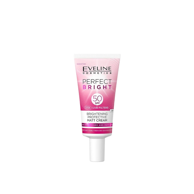 Eveline Cosmetics, Perfect Bright, Brightening, Day, Cream, For Face, SPF 50, 30 ml - Feel You