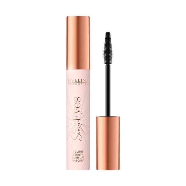 Eveline Cosmetics, Sexy Eyes, Volume, Lengthening, Mascara, Black, 8 ml - Feel You