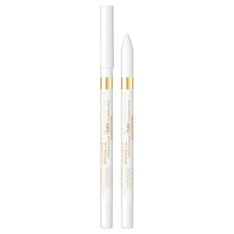 Eveline Cosmetics, Variete, Waterproof, Gel Pencil Eyeliner, 08, White, 1.3 g - Feel You