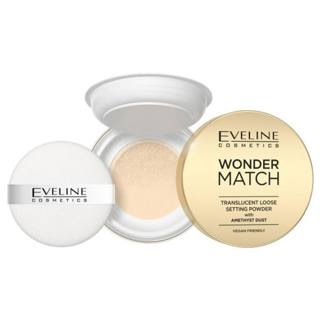 Eveline Cosmetics, Wonder Match, Loose Setting Powder, Translucent, 6 g - Feel You