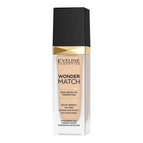 Eveline Cosmetics, Wonder Match Skin Absolute Perfection, Liquid Foundation, 11, Almond, 30 ml - Feel You