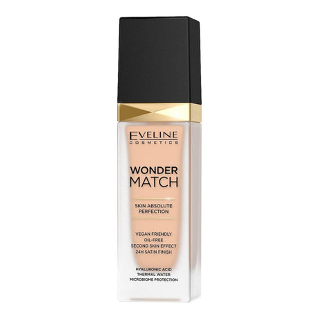 Eveline Cosmetics, Wonder Match Skin Absolute Perfection, Oil Free, Liquid Foundation, 16, Light Beige, 30 ml - Feel You