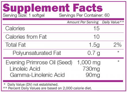 Evening Primrose - 60 Гел капсули - Feel You