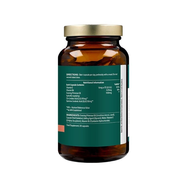 Масло от вечерна иглика (Evening Primrose Oil) 1000мг 120 капсули, H&B - Feel You