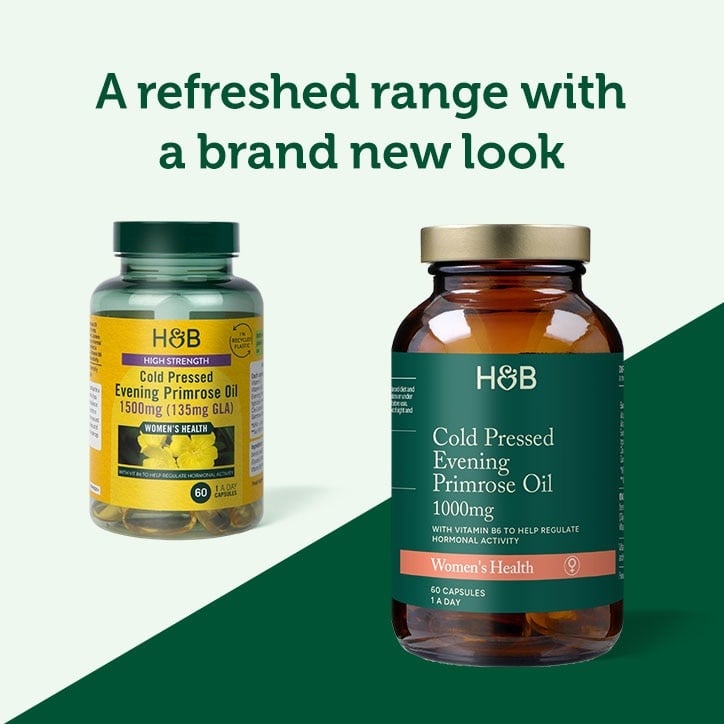 Масло от вечерна иглика (Evening Primrose Oil) 1500мг 60 капсули, H&B - Feel You