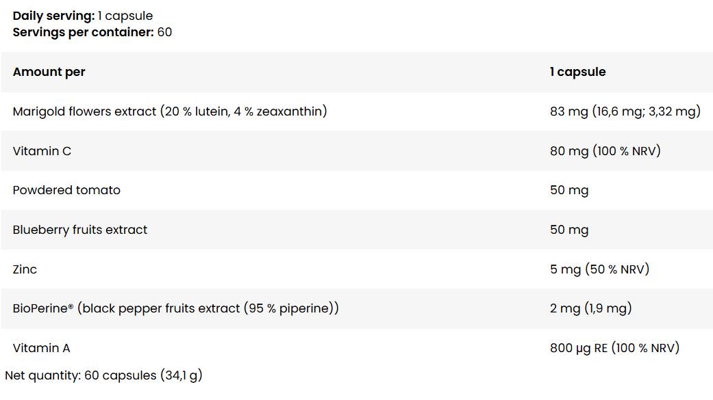 Eyes Formula | So Good Series - 60 капсули - Feel You