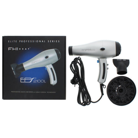 FHI Heat, Elite Professional Series, Electric Hair Dryer, Silver - Feel You