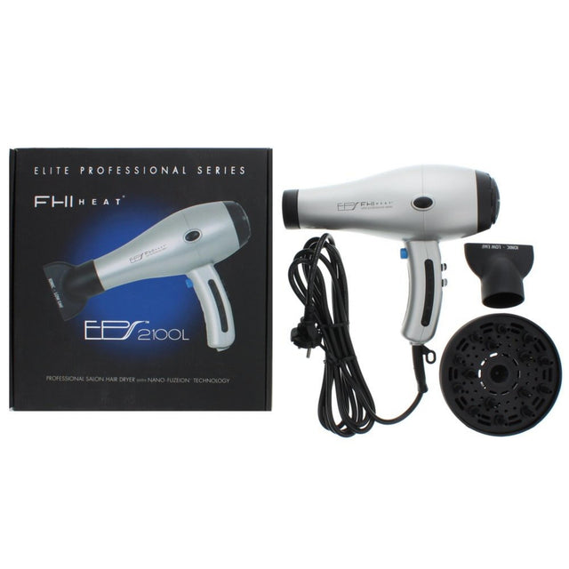FHI Heat, Elite Professional Series, Electric Hair Dryer, Silver - Feel You