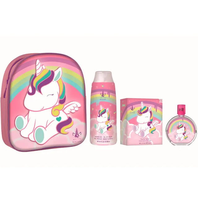 FRAGRANCES FOR CHILDREN - Eau My Unicorn Gift Set EDT 50 ml, shower gel 300 ml and backpack - 50ml - Feel You