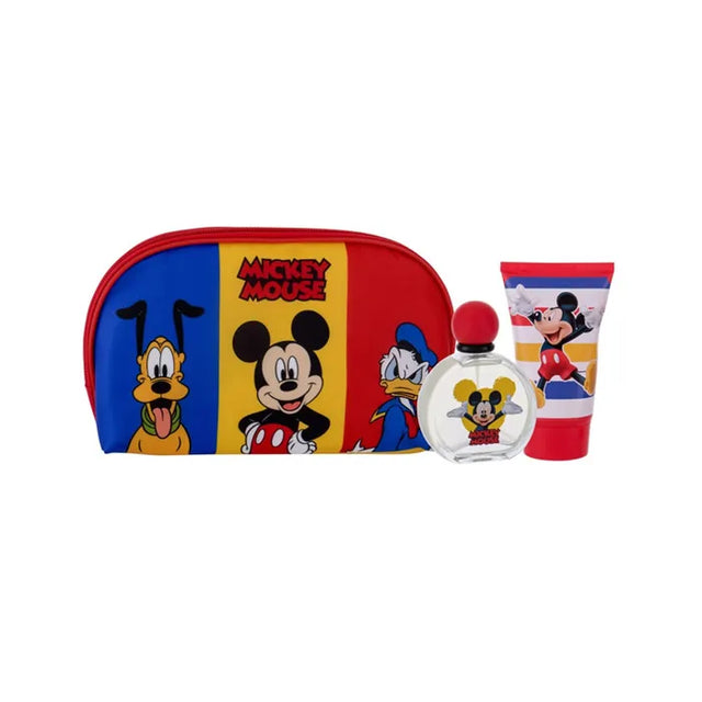 FRAGRANCES FOR CHILDREN - Mickey Mouse EDT gift set 50 ml, shower gel 100 ml and cosmetic bag - 50ml - Feel You