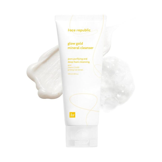 Face Republic - Glow Gold Mineral Cleanser, 100ml - Feel You