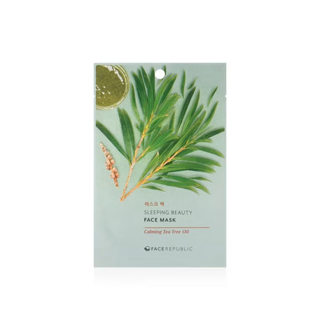 Face Republic - Sleeping Beauty Face Mask Calming Tea Tree Oil, 23ml - Feel You