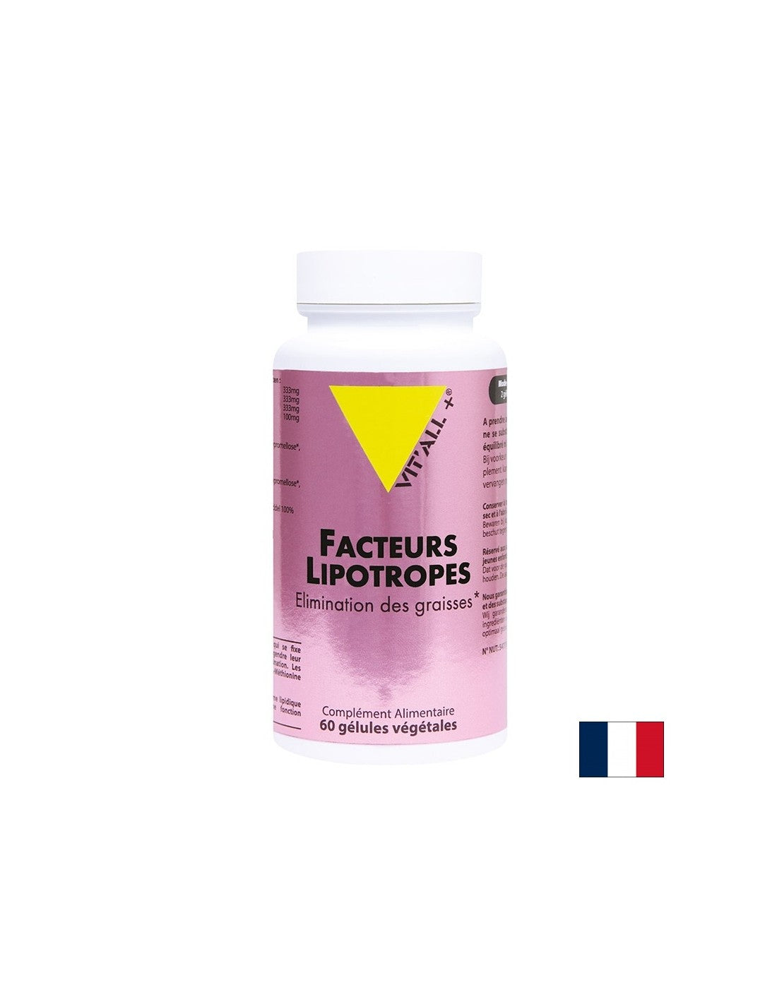 Горене на мазнини - Липотропни Фактори - Facteurs Lipotropes, 60 капсули - Feel You