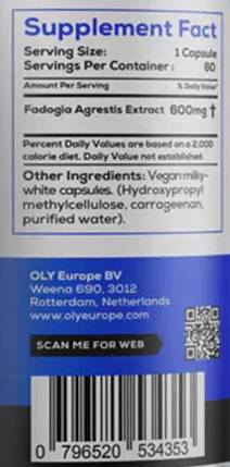 Fadogia Agrestis 600 mg - 60 капсули - Feel You