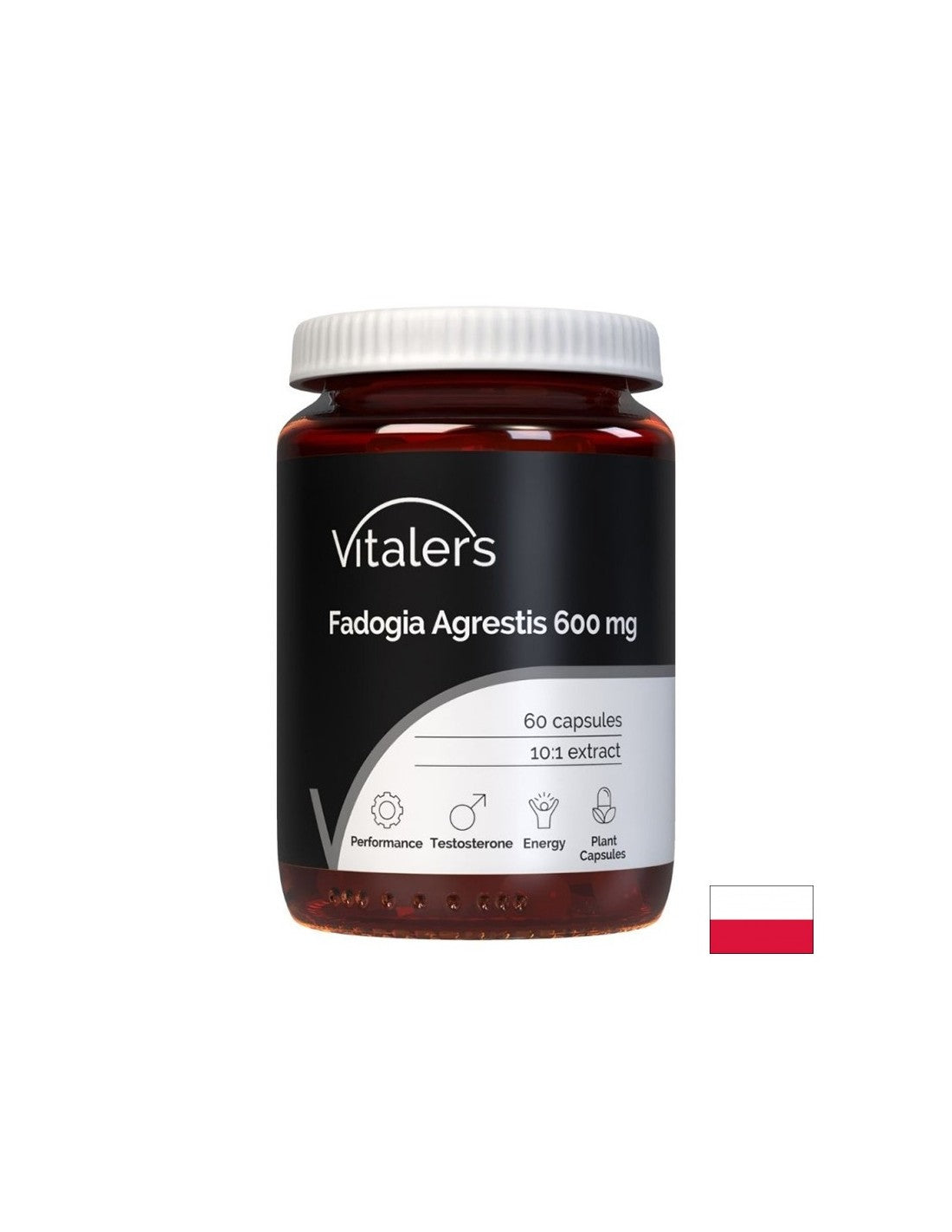 Фадогия (Fadogia agrestis) – Тестостерон и мъжка сила, 600 mg, 60 капсули - Feel You