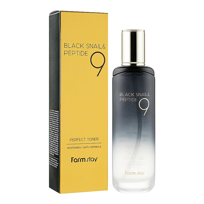 FarmStay Black Snail & Peptide 9 Perfect Toner 120 ml - Feel You