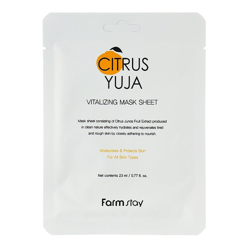 FarmStay Citrus Yuja Vitalizing Mask Sheet 1 pcs - Feel You