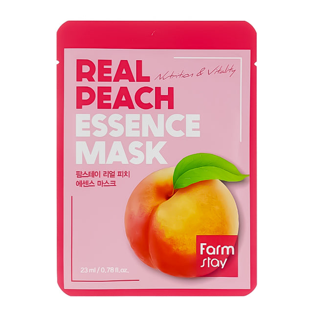 FarmStay Real Peach Essence Mask 1 pcs - Feel You