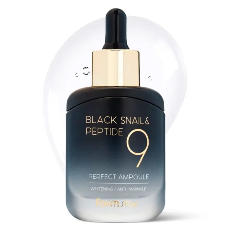 Farmstay - Black Snail & Peptide 9 Perfect Ampoule - 35ml - Feel You