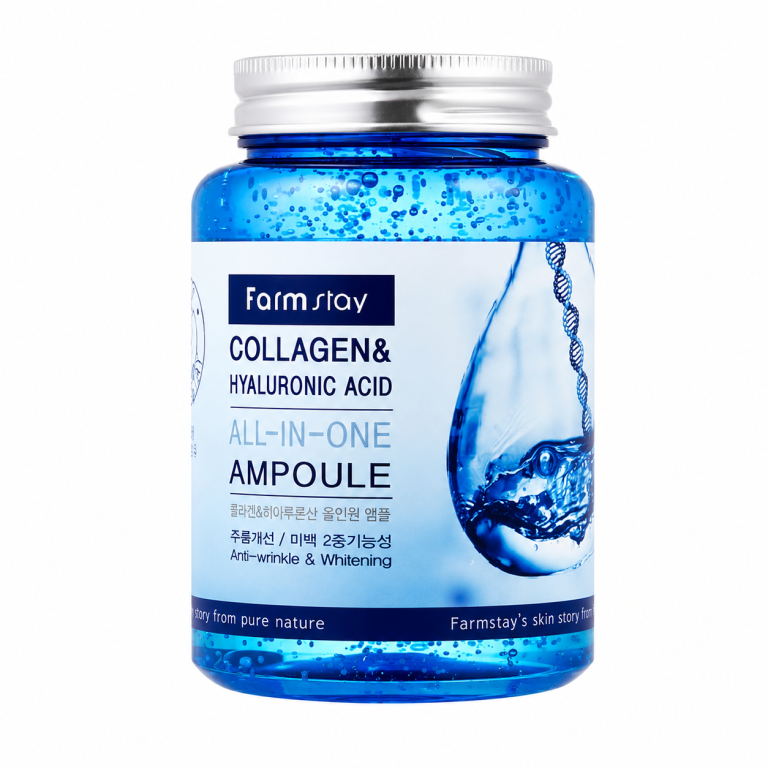 Farmstay - Collagen & Hyaluronic Acid All-in-One Ampoule, 250ml - Feel You