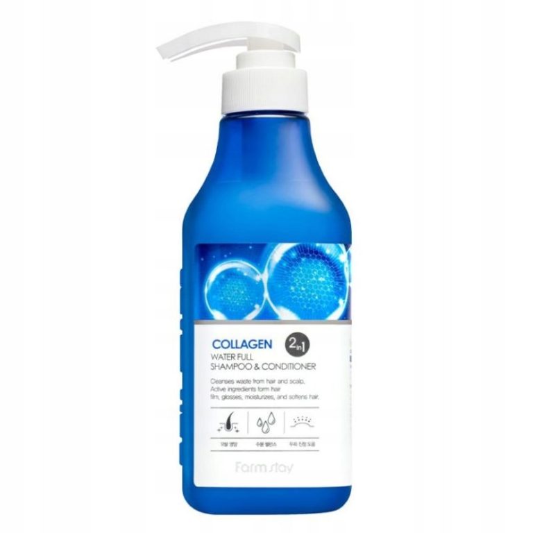 Farmstay - Collagen Water Full Shampoo & Conditioner - 530ml - Feel You