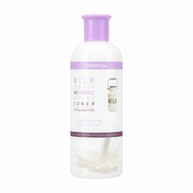 Farmstay - Milk Visible Difference Moisture Toner, 350ml - Feel You