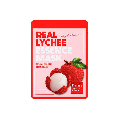 Farmstay - Real Lychee Essence Mask - 23ml - Feel You
