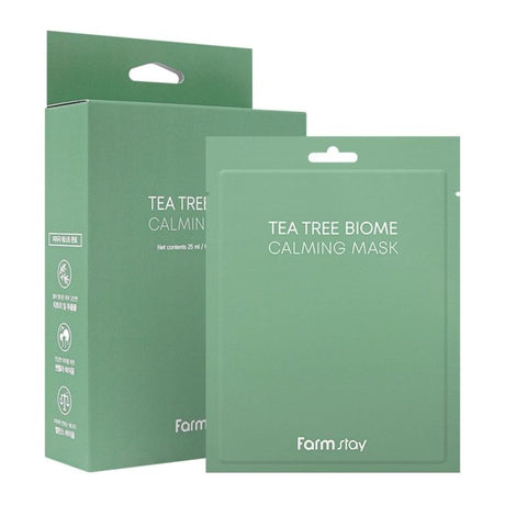 Farmstay - Tea Tree Biome Calming Mask, 25ml x 10pcs - Feel You