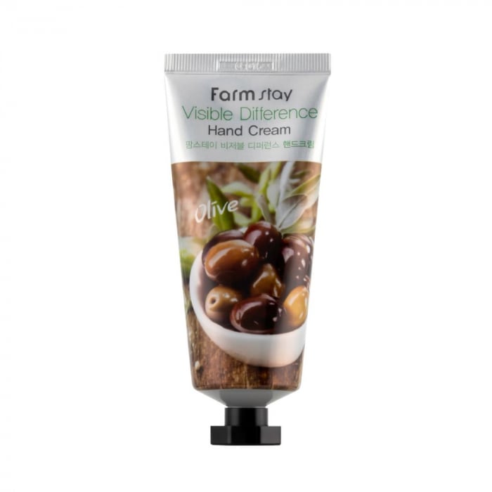 Farmstay - Visible Difference Hand Cream Olive, 100ml - Feel You
