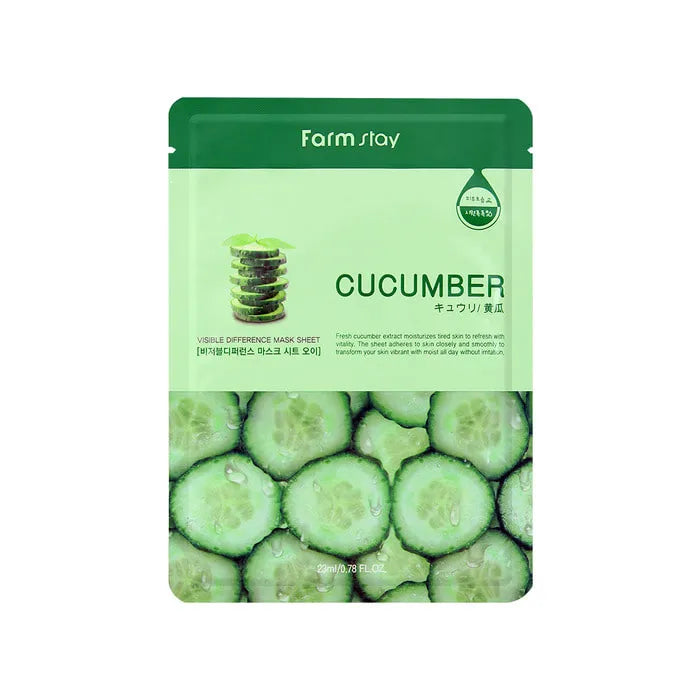 Farmstay - Visible Difference Mask Pack Cucumber - 23ml - Feel You