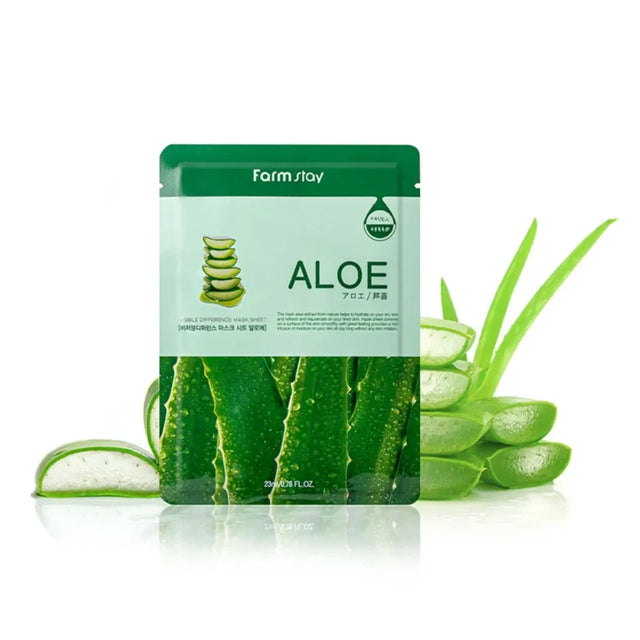 Farmstay - Visible Difference Mask Sheet - Aloe - 1pcs - Feel You