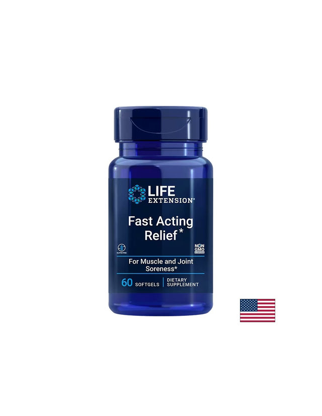 Стави и мускули - Fast Acting Relief, 60 софтгел капсули - Feel You