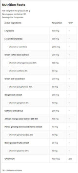 Fat Burner / Extreme - 90 капсули - Feel You