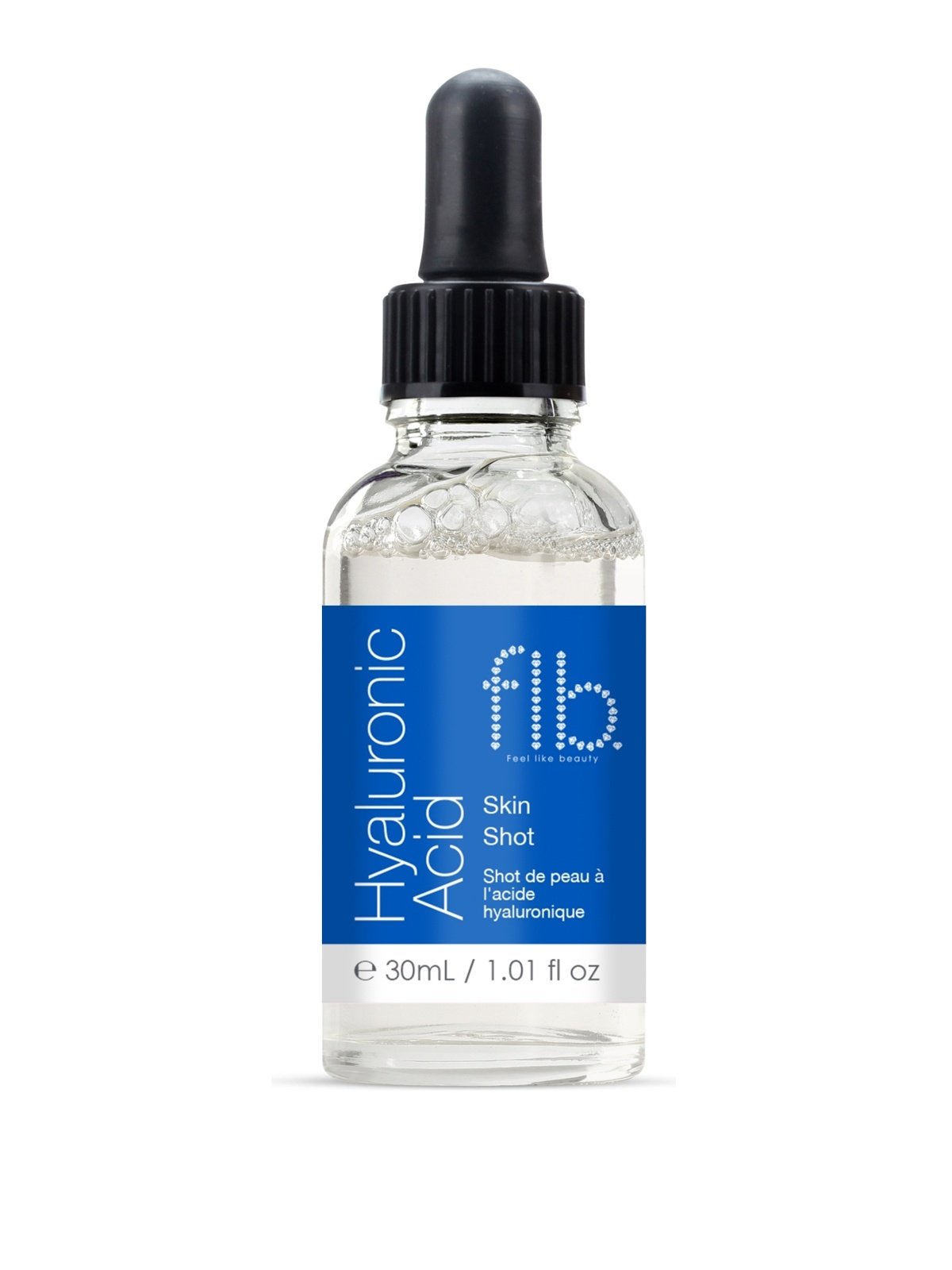 Feel Like Beauty, Skin Shot, Hyaluronic Acid, Hydrating, Serum, For Face, 30 ml - Feel You