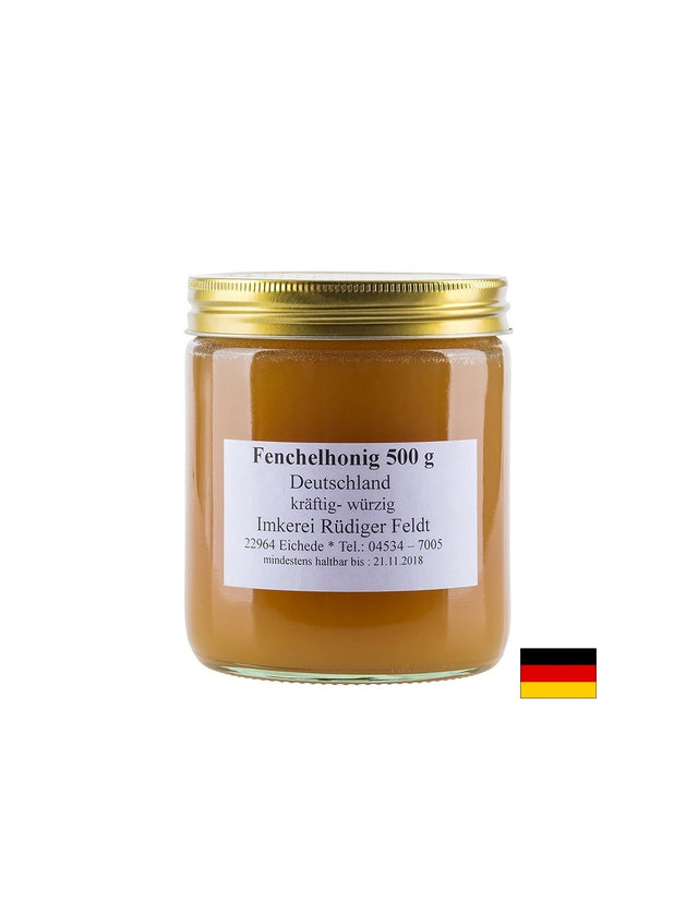 Fenchelblütenhonig - Мед от цвят на див копър, 500 g - Feel You