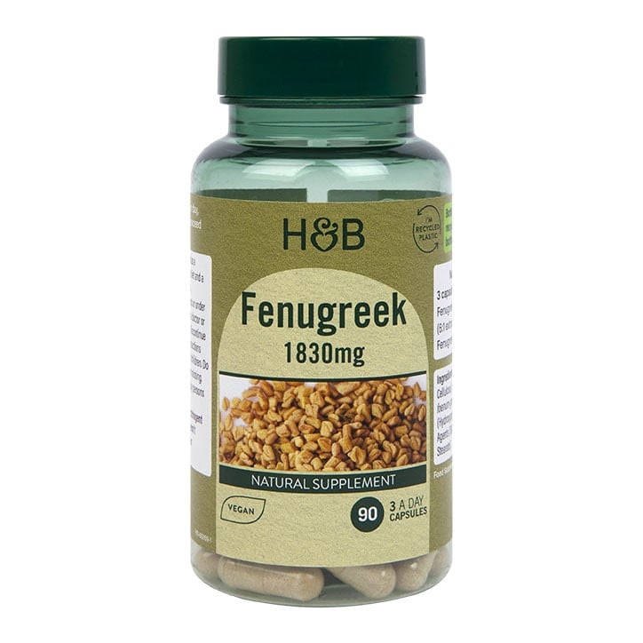 Сминдух (Fenugreek) (семена) 610 mg 90 капсули, H&B - Feel You