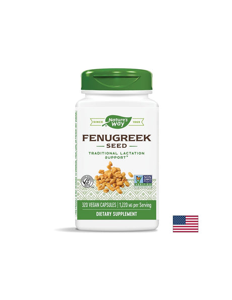 Fenugreek Seed / Сминдух (семена) 610 mg х 320 капсули Nature’s Way - Feel You