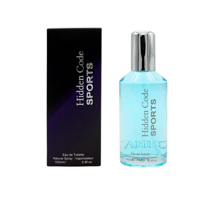 Fine Perfumery, Hidden Code Sports, Eau De Toilette, For Men, 100 ml - Feel You