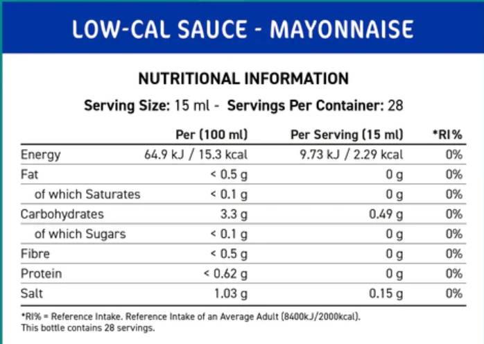 Fit Cuisine Low-Cal Sauce | Mayonnaise - 425 мл - Feel You